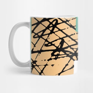 Abstract Lines And Soft Colors Mug